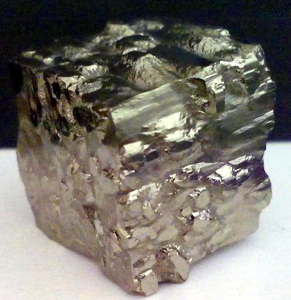 Pyrite cube